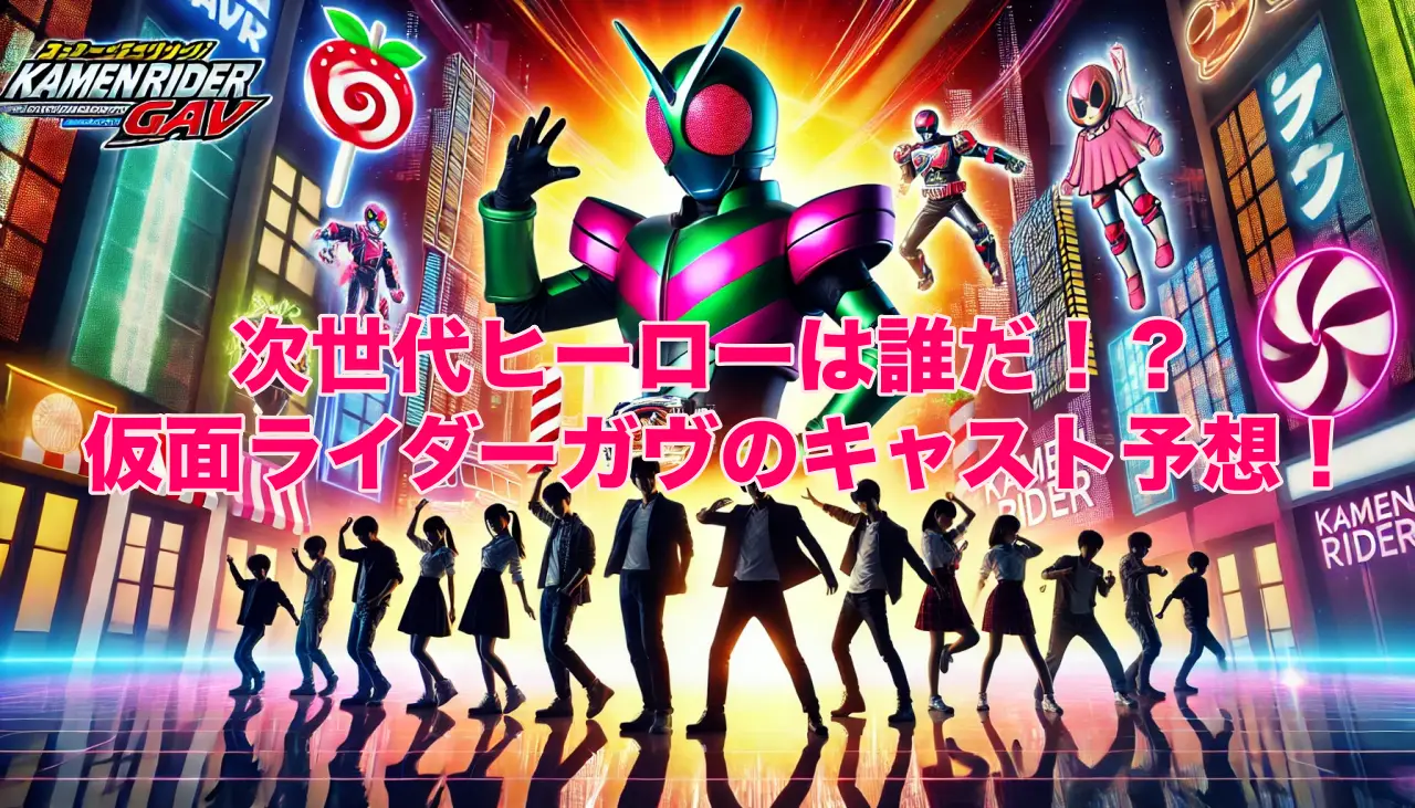 仮面ライダーガヴのキャスト予想！主人公とヒロインは誰？