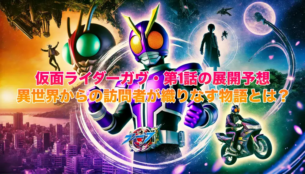 仮面ライダーガヴ第一話ストーリー予想の画像