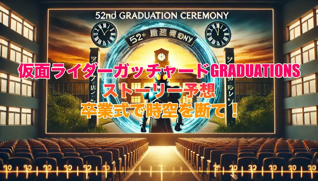 仮面ライダーガッチャードGRADUATIONSストーリー予想：卒業式で時空を断て！の画像