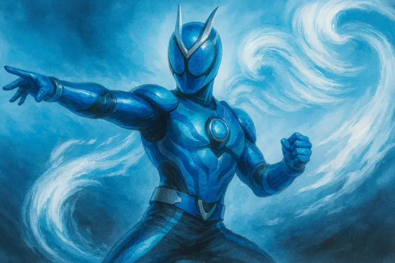 仮面ライダーゼッツ・テクノロムストリーム（青）の画像